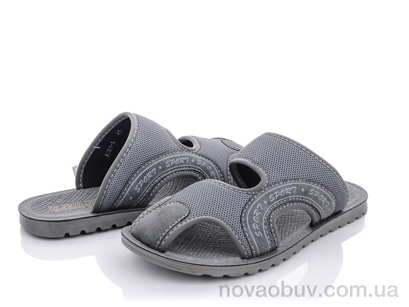Шльопанці Violeta M201-4 grey