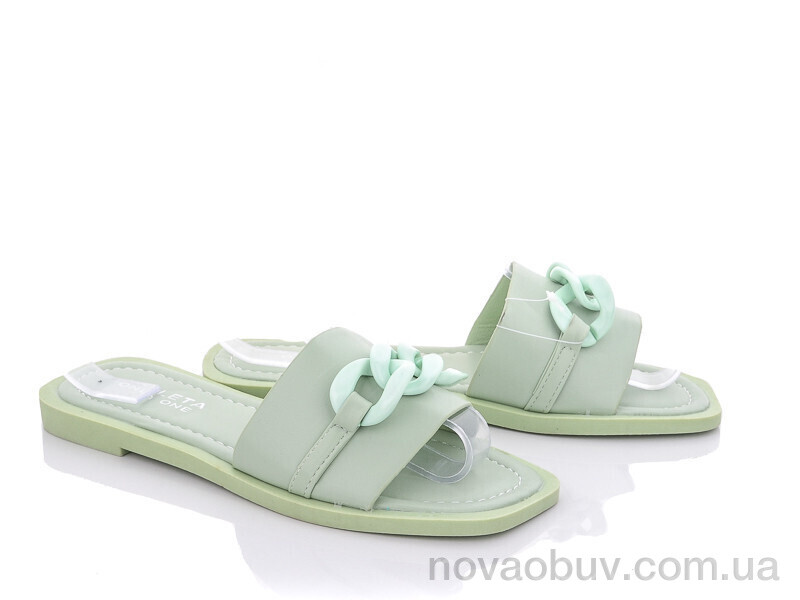 Шльопанці Violeta 197-121 green