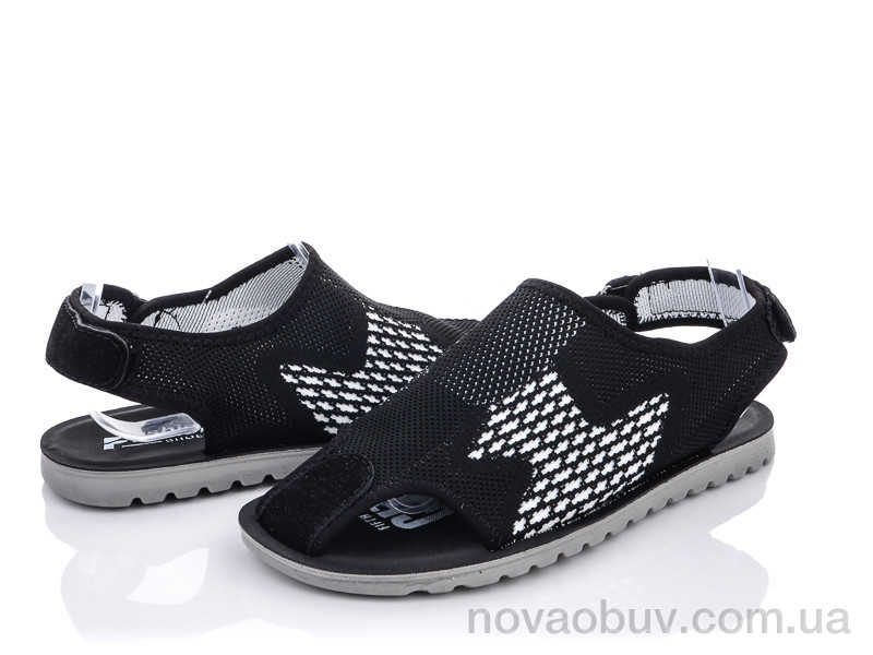Сандалі Violeta M201-10 black-white