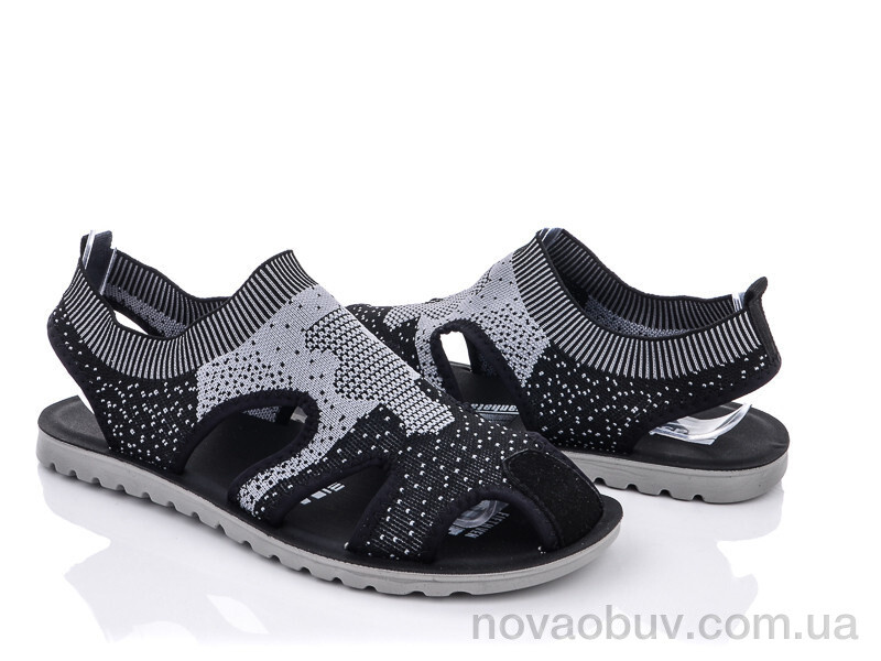 Сандалі Violeta M201-1 black-grey