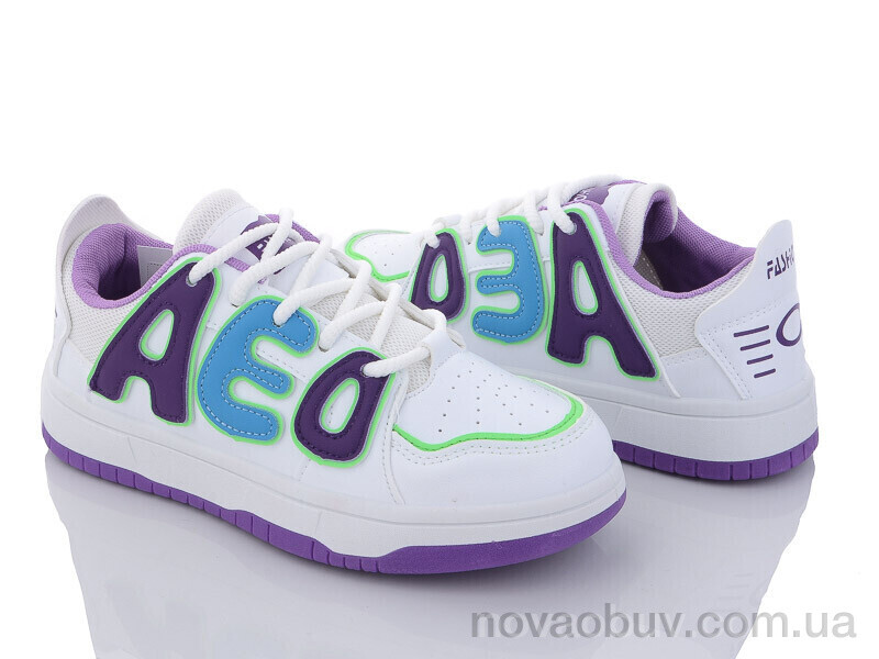 Кросівки Violeta 182-28 white-purple
