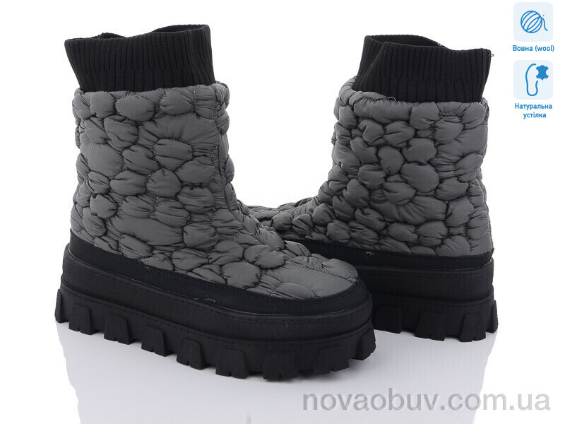 Дутики Violeta 197-166 grey