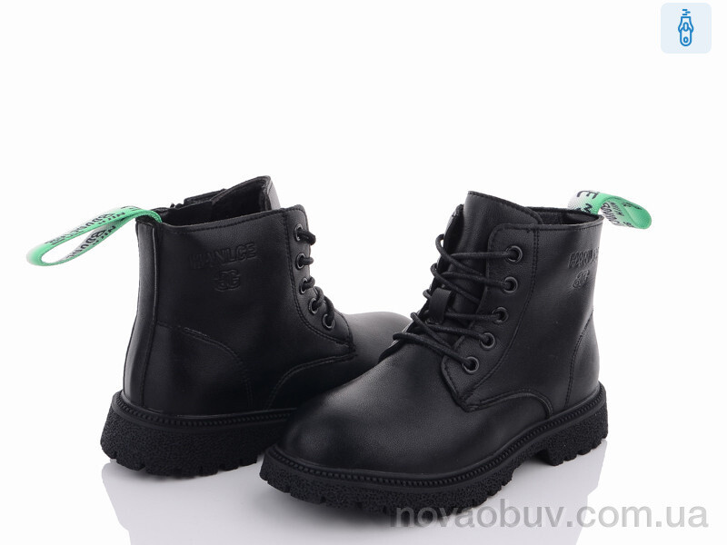 Черевики Violeta Y90-0279B black-green