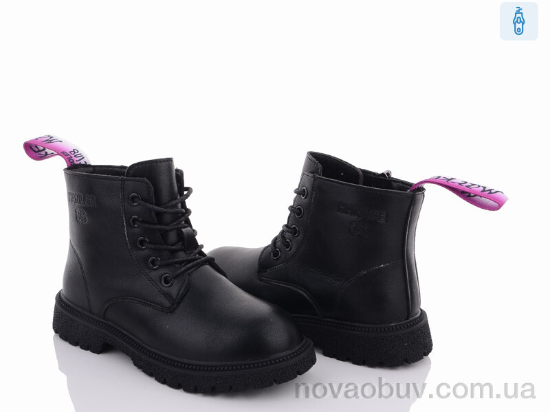 Черевики Violeta Y90-0279B black-purple
