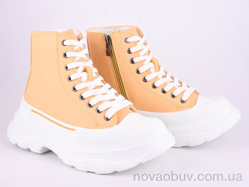 Черевики Violeta 166-31 yellow-white