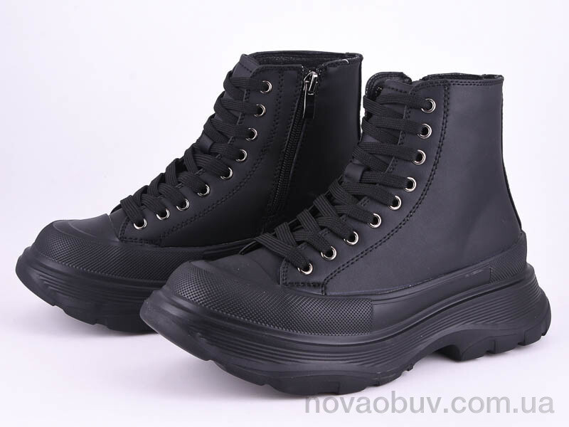 Черевики Violeta 166-31 black-black