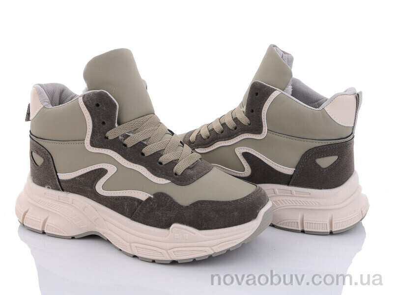 Черевики Violeta 150-45 beige-oliva