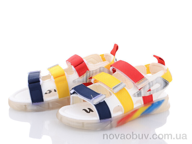 Босоніжки Violeta PL16(CB18122) navy-yellow-red