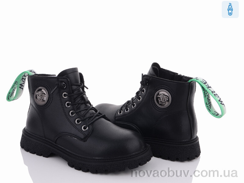 Черевики Violeta Y108(7607) black-green