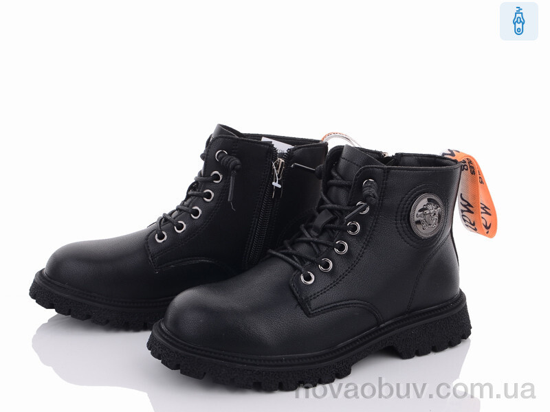 Черевики Violeta Y108(7607) black-orange