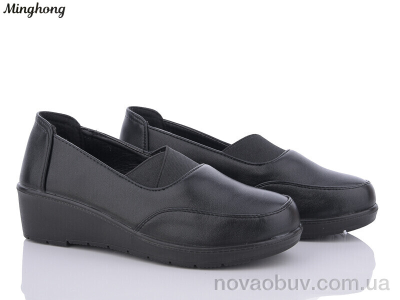 Туфли Minghong 797 black-old