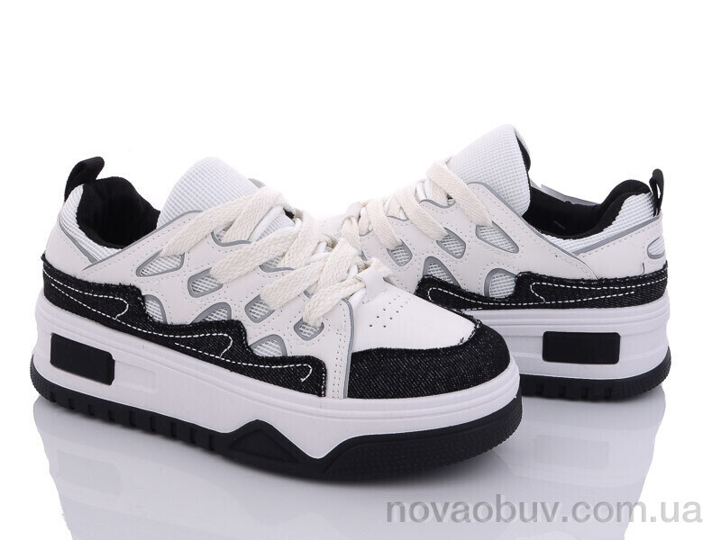 Кросівки Violeta 20-1018-1 black-white