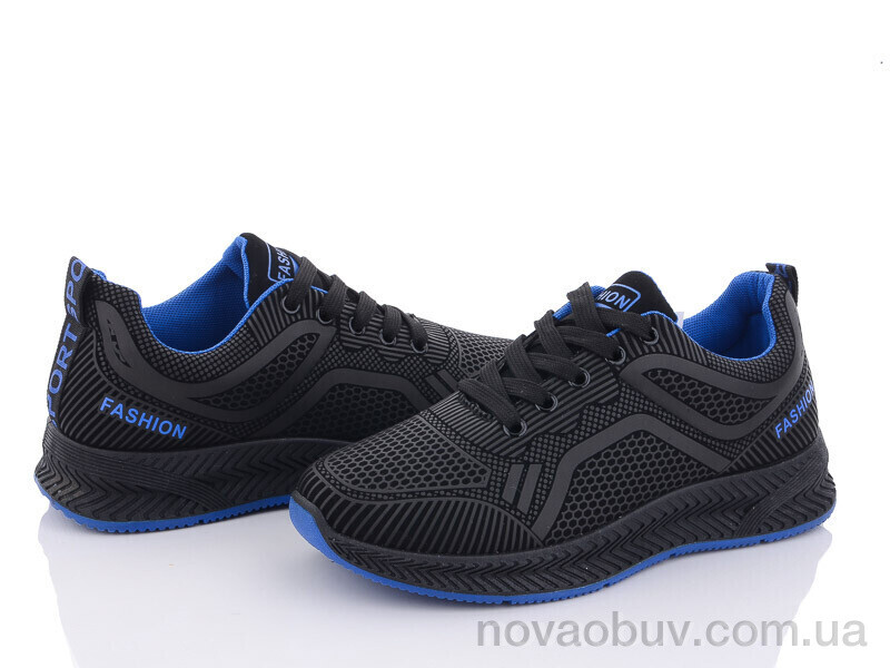Кросівки Violeta 197-143 black-blue