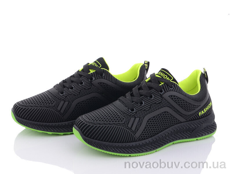 Кросівки Violeta 197-143 black-green