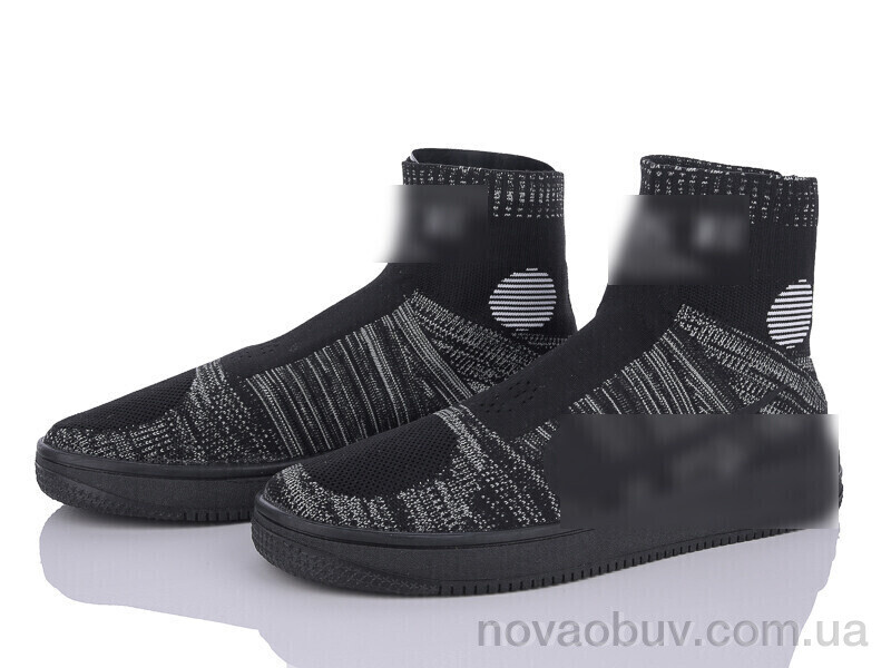 Кросівки Obuvok 1896 black-white