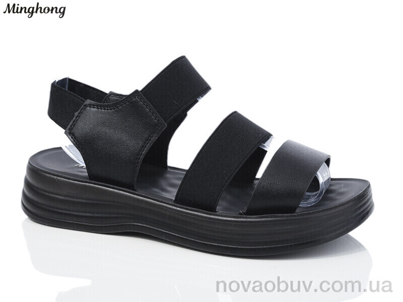 Босоніжки Minghong 7716-39 black масажка