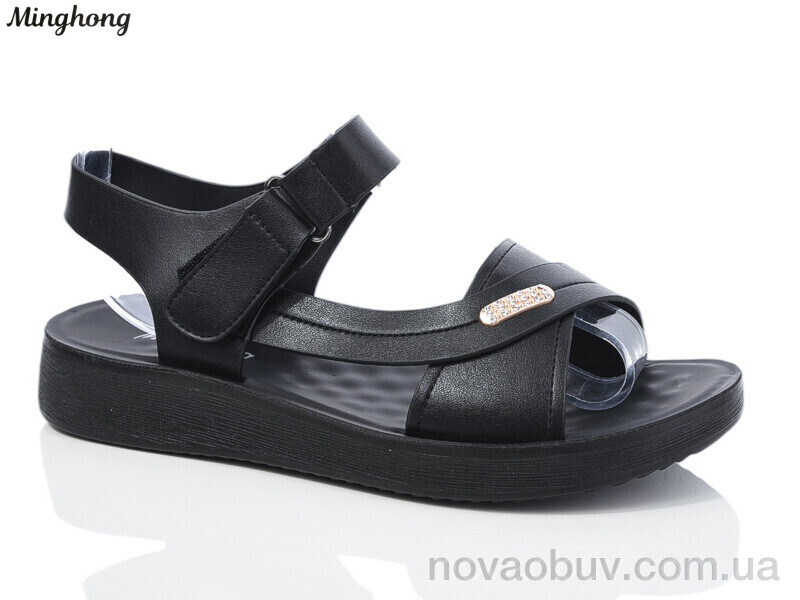 Босоніжки Minghong 7722-39 black масажка