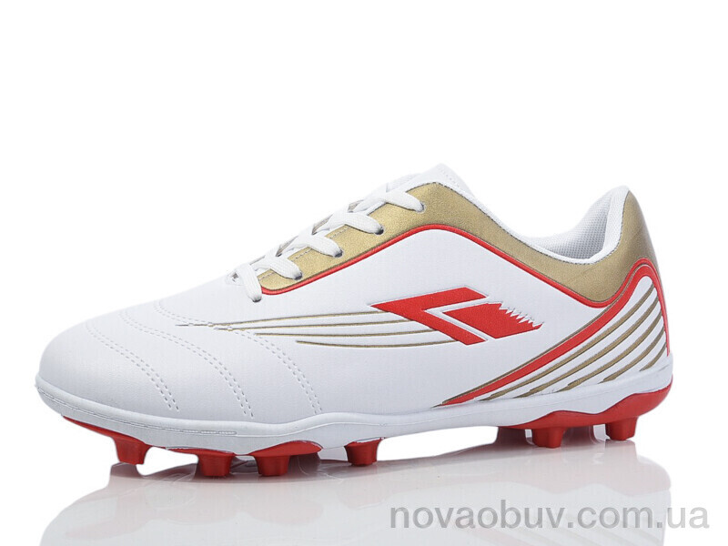 Футбольне взуття ASHIGULI 03-32 white-red