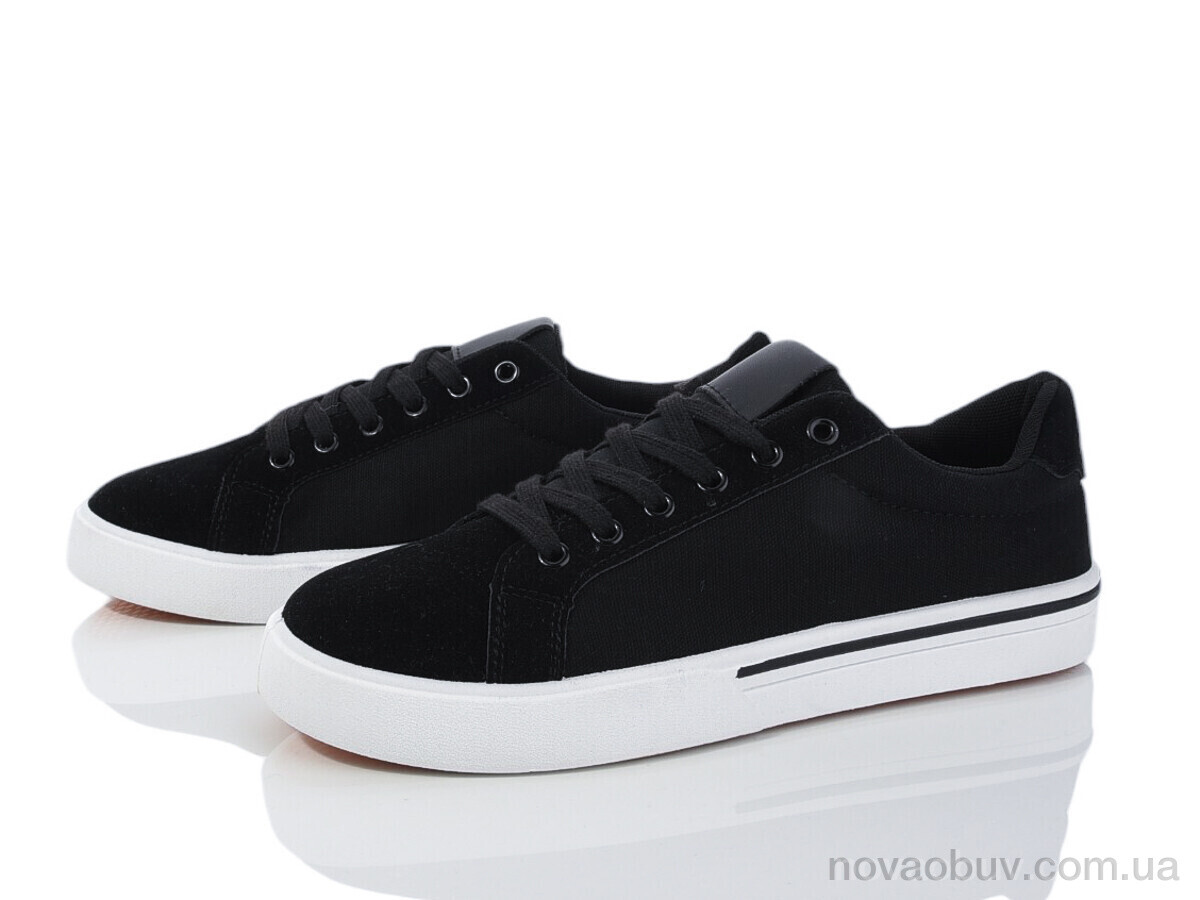 Кросівки Violeta 182-75 black -white