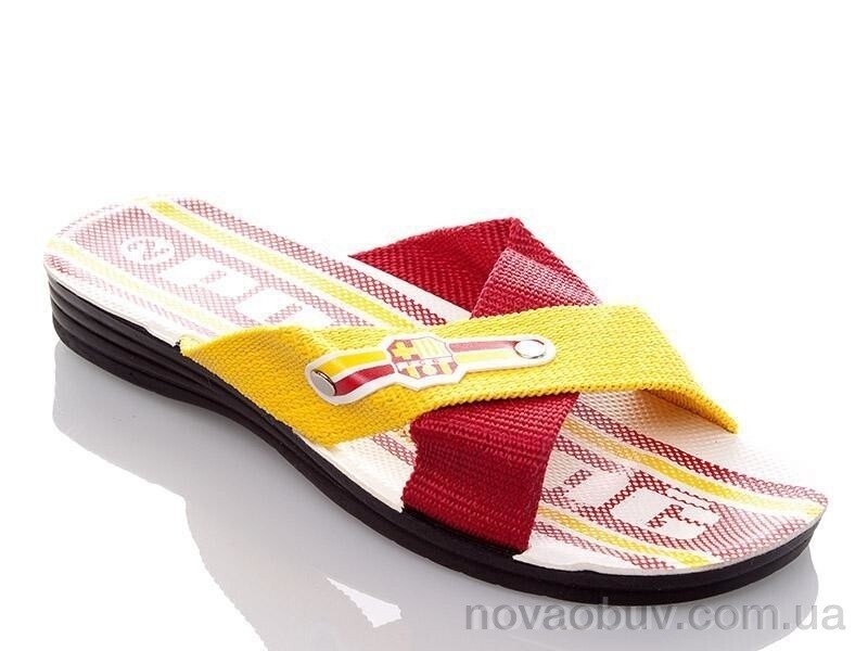 Шльопанці DeMur MBars yellow-red