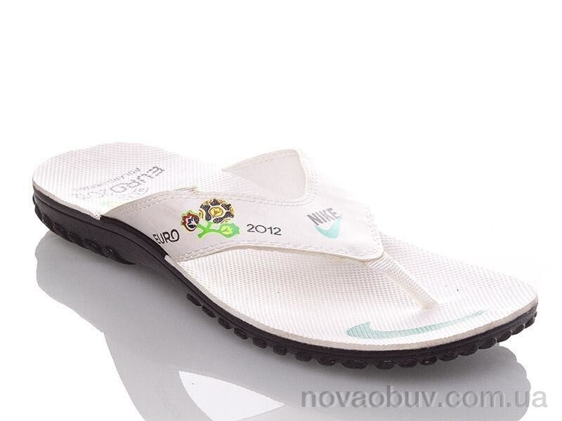 Шльопанці DeMur MN white-green V