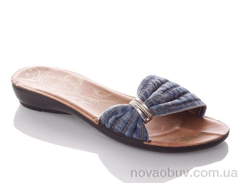 Шлепки DeMur W303-blue