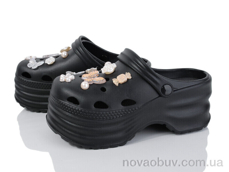 Крокси Lion-Lu 8899 black