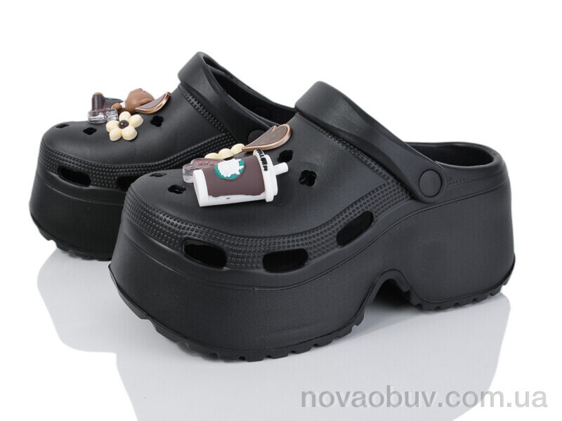 Крокси Lion-Lu 8895 black