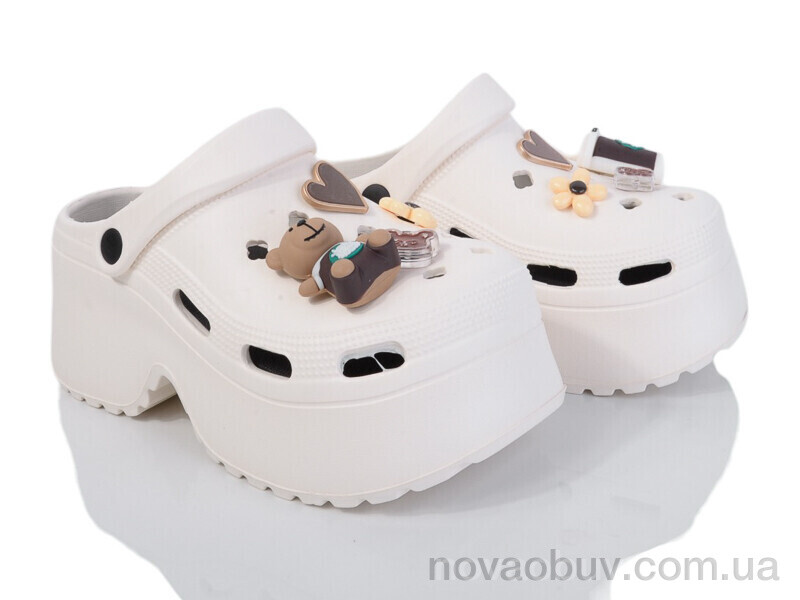 Крокси Lion-Lu 8895 white