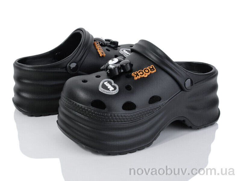 Крокси Lion-Lu 8898 black