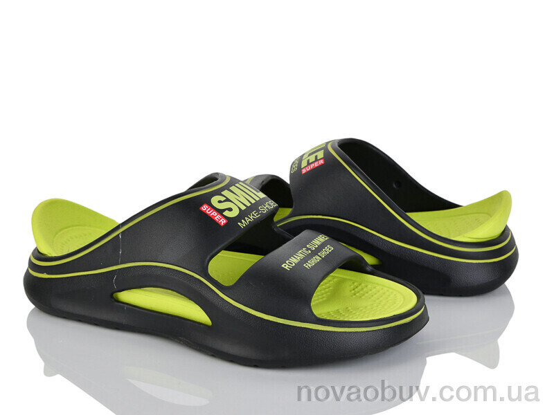 Шльопанці Alimama-Girnaive 808 black-green