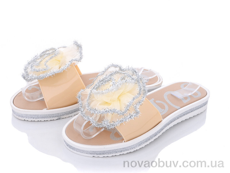 Шльопанці Obuvok 908-1 beige