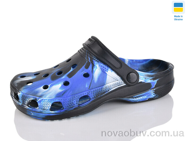 Крокси Inblue SV18 папуга синьо-чорний