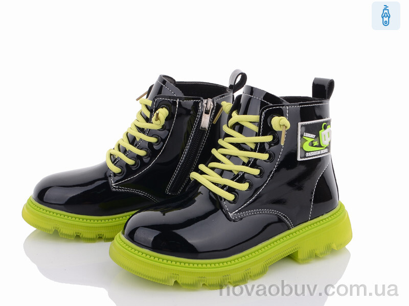 Черевики Violeta Y95-0638B black-green