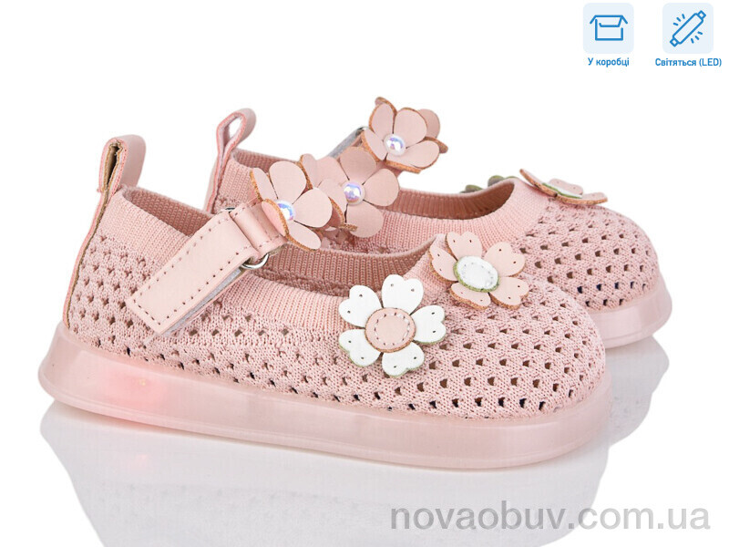 Туфлі Poni kids B1081 pink LED