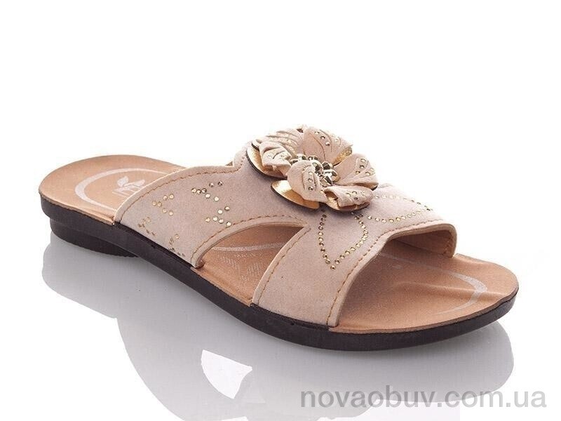 Шльопанці DeMur GElena-N2B-beige