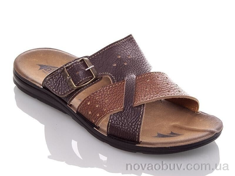 Шльопанці DeMur MK2026-2-6835 brown-camel