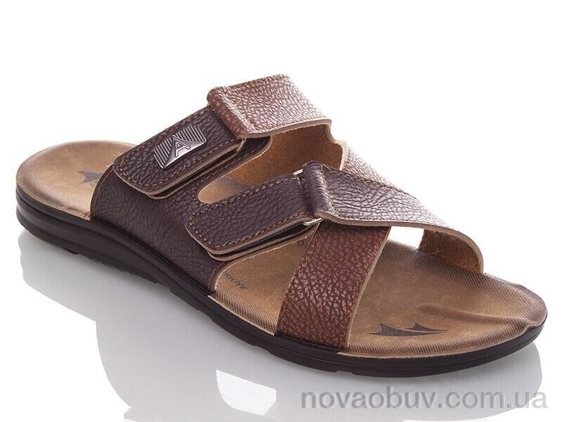 Шльопанці DeMur MK2026-2-6842 brown-camel