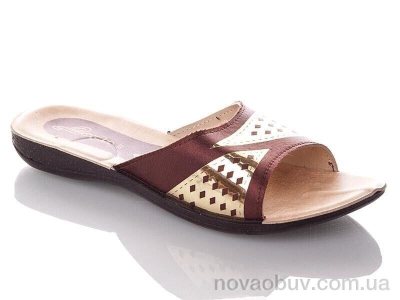 Шлепки DeMur W7149-brown