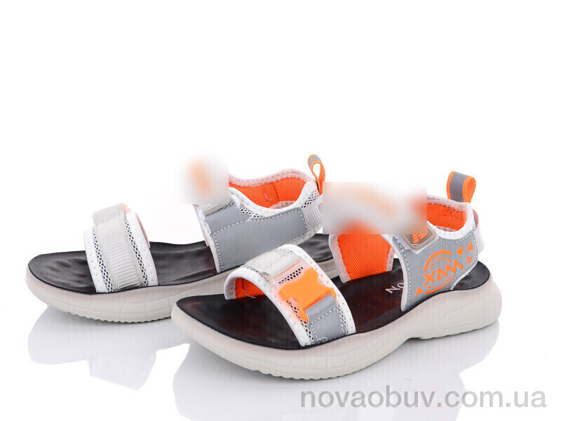Сандалі Violeta PL14(A10) grey-orange