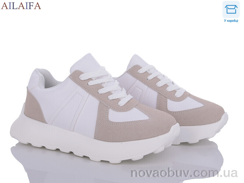 Кроссовки Ailaifa 2395-2 white піна