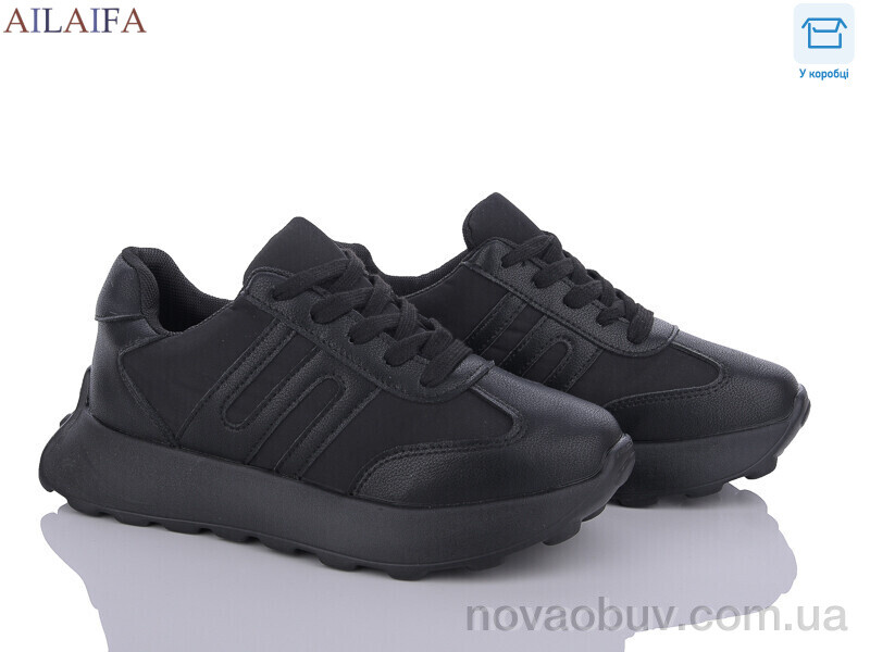 Кроссовки Ailaifa 2391 black піна