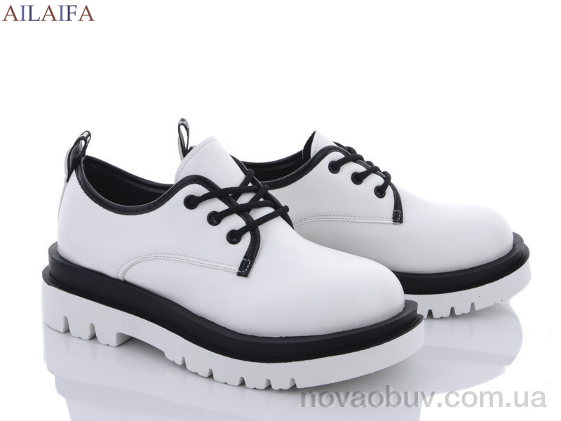 Туфли Ailaifa N14 white пена
