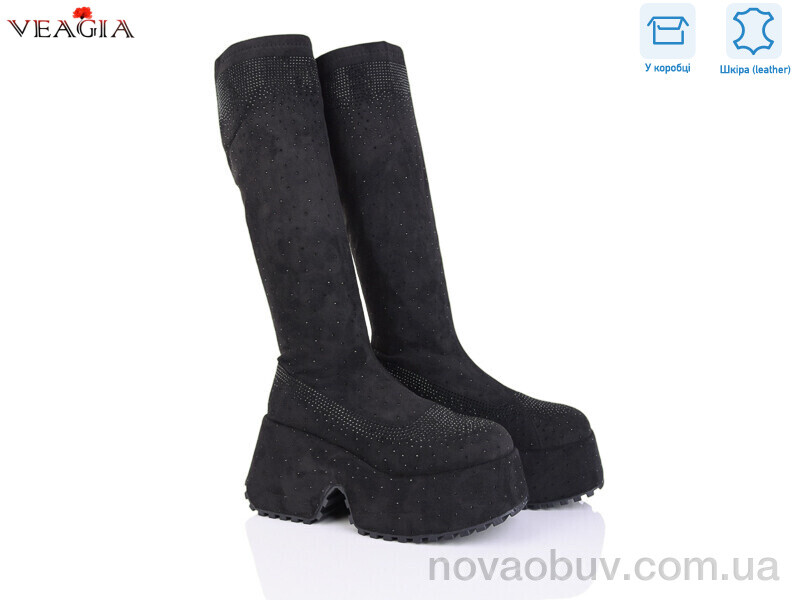 Чоботи Veagia-ADA 2366 black