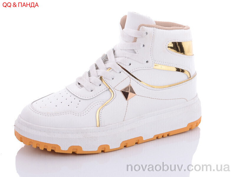 Кросівки QQ&Панда BK72 white-beige
