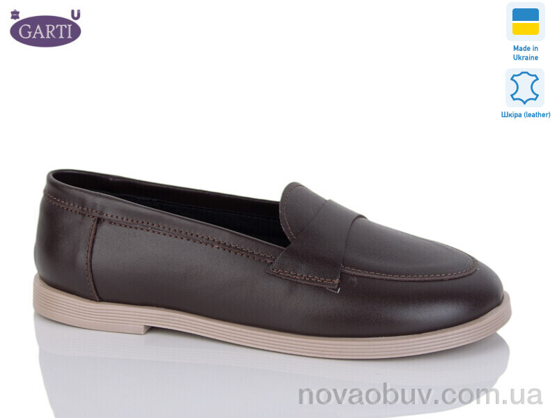 Туфлі Garti 408 корич шкіра