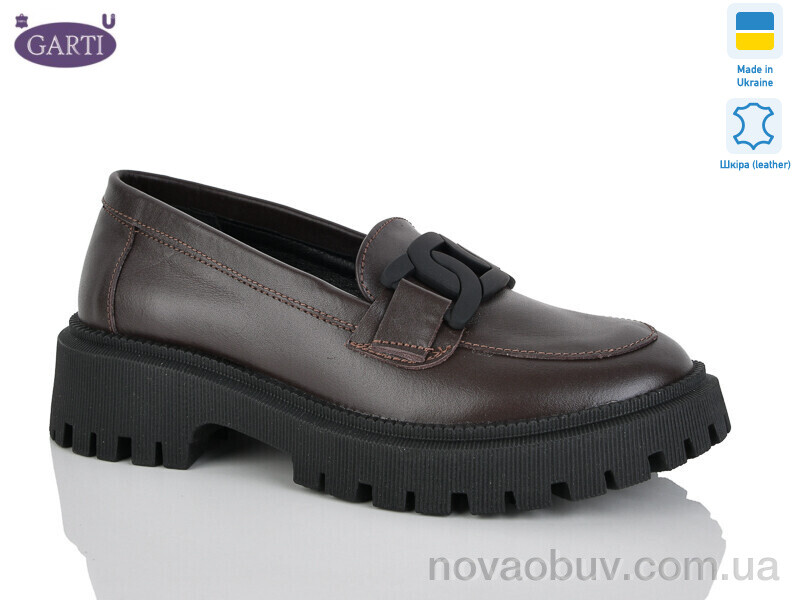 Туфлі Garti 417 корич шкіра