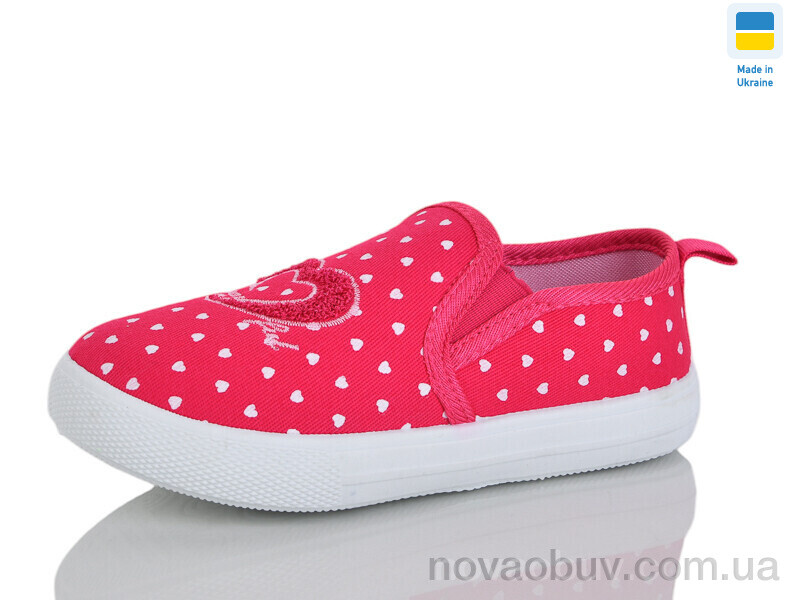 Слипоны M&L Alex14 Y6B малиновий