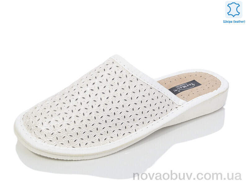 Шлепки Lot Shoes N001 білий комн.