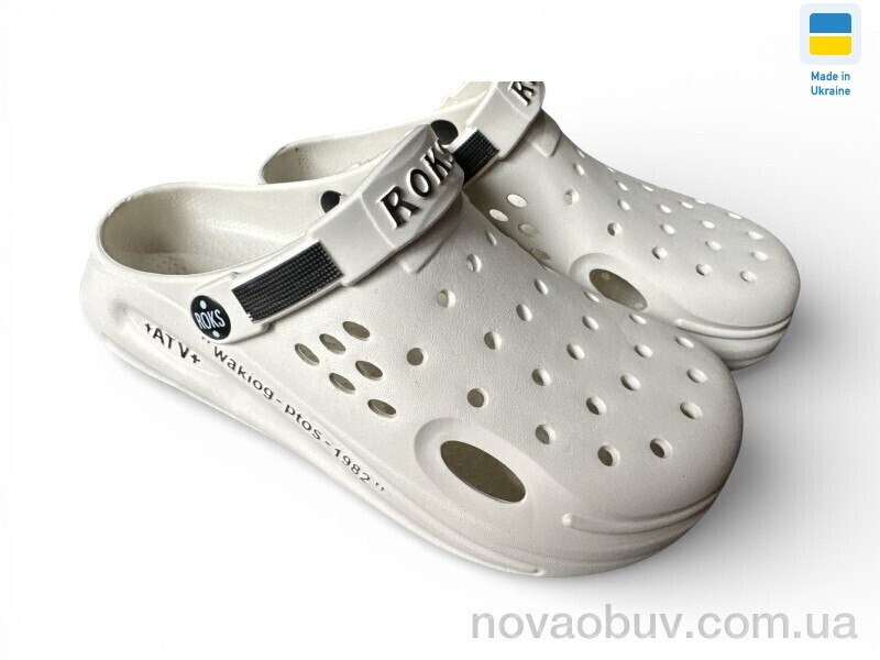 Кроксы Rai shoes 517-09 бежевий
